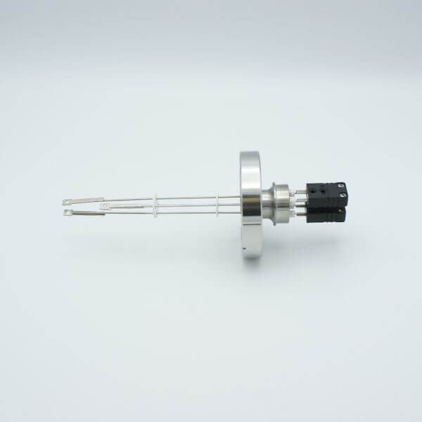MPF - A2612-1-CF Thermocouple Feedthrough, Type J, 2 Pairs, Miniature Connectors, 2.75" Conflat Flange