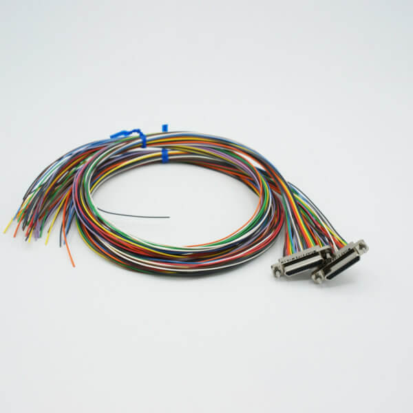 Micro-D Connector, Air-Side, 31 Pins, Teflon Insulated Wire, 36" Cable