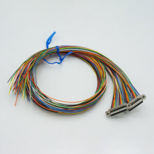 Micro-D Connector, Air-Side, 37 Pins, Teflon Insulated Wire, 36" Cable