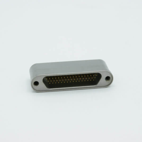 Micro-D type Multipin Feedthrough, 51 Pins, 300 Volts, 3 Amps per pin, Weldable Mount