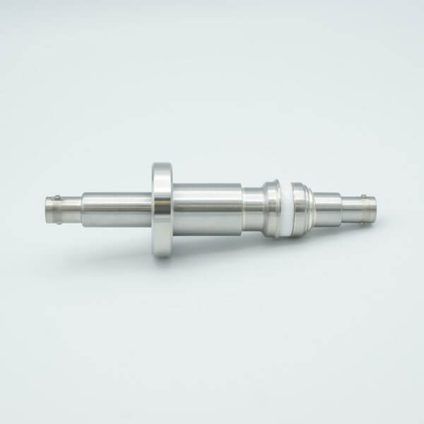 MPF - A6757-1-CF: Shv-5 Coaxial Feedthrough, 1 Pin, Floating Shield, Double-Ended, 1.33” QF/KF Flange