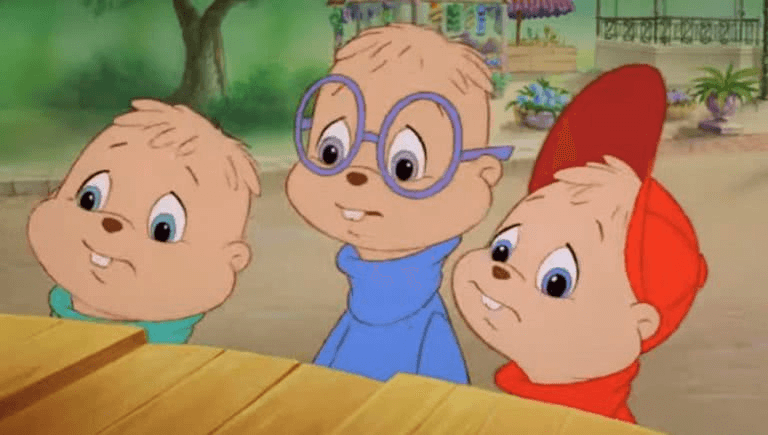 The chipmunks from Alvin and the Chipmunks
