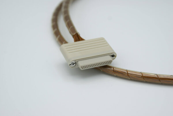 Micro-D Connector, In-Vacuum, 37 Pins, Peek Insulator, Kapton Insulated Wire, 36" Cable