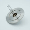 Multipin Feedthrough, 5 Pins, 500 Volts, 3.5 Amps per Pin, 0.032" Dia Conductors, 2.95" QF / KF Flange - Image 2