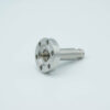 BNC-Microdot Crystal Sensor Feedthrough, 1 Pin, Grounded Shield, 1.33" Conflat Flange - Image 2