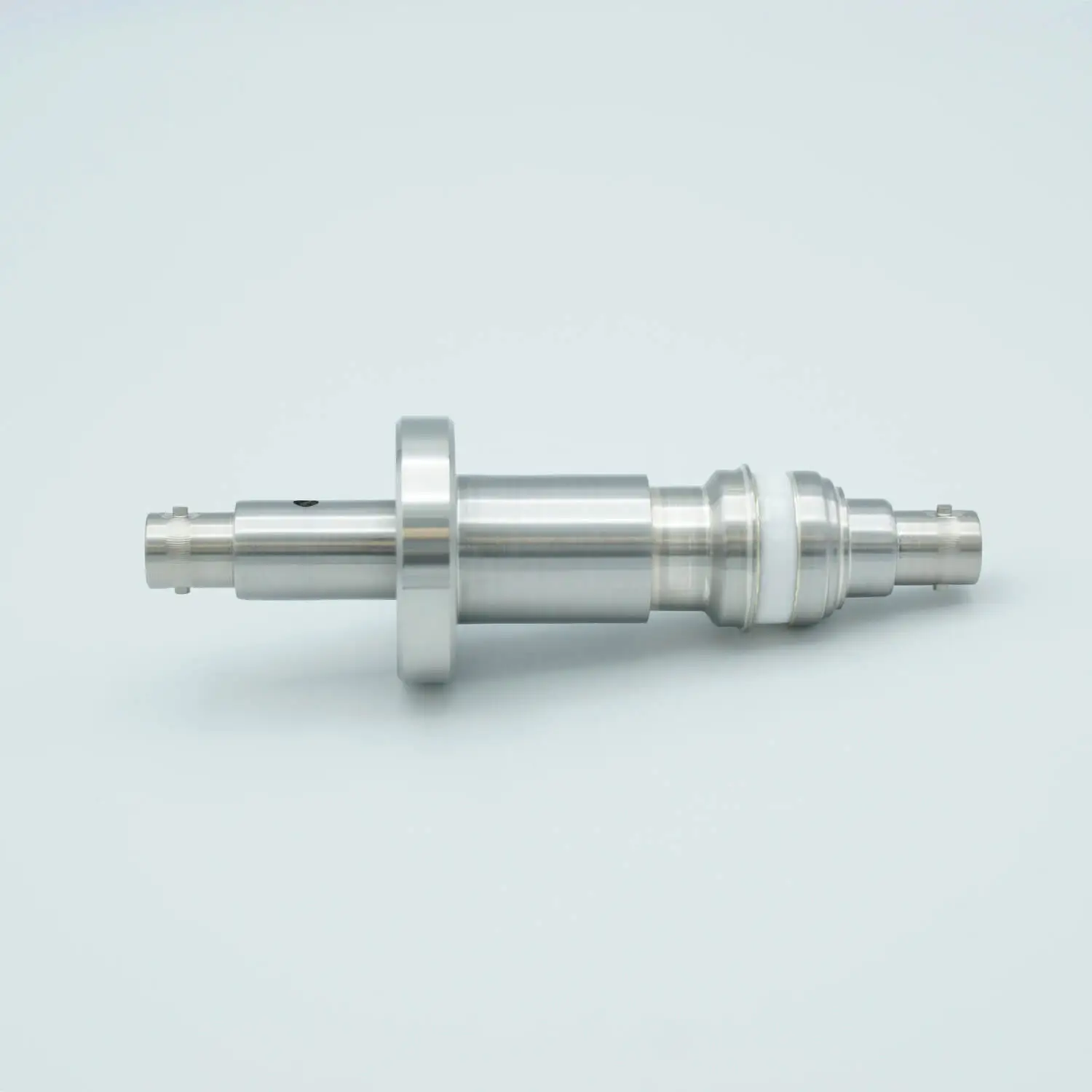 MHV Coaxial Feedthrough, 1 Pin, Floating Shield, Double-Ended, 1.33" Conflat Flange - Image 2