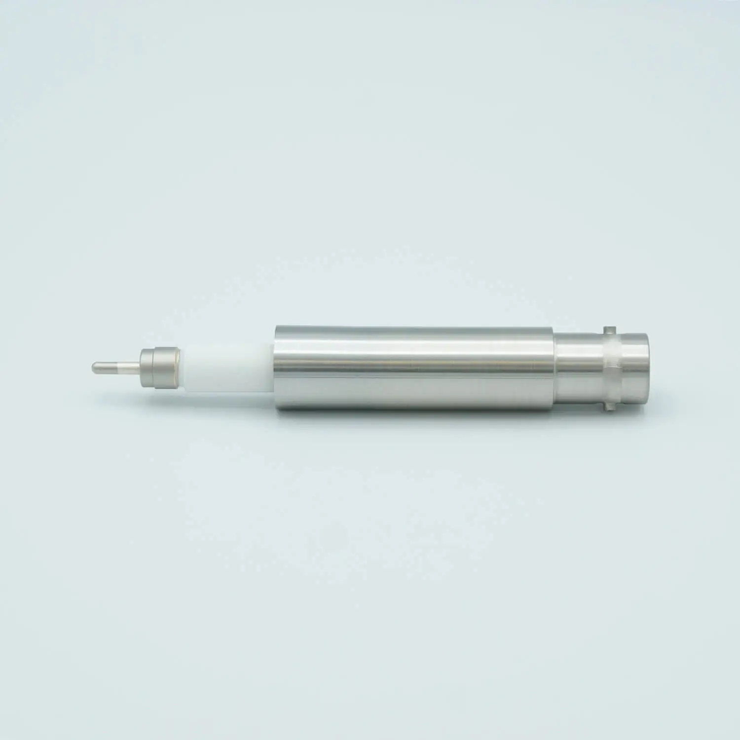 SHV-20 Coaxial Feedthrough, 1 Pin, Grounded Shield, Exposed Insulator, 0.62" Dia SS Weld Adapter - Image 3