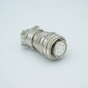 MS Series Vacuum Side Connector, 3 Pair Thermocouple, Type E, Accepts 0.056" Dia. Pins