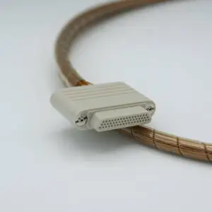Micro-D Connector, In-Vacuum, 51 Pins, Peek Insulator, Kapton Insulated Wire, 36" Cable