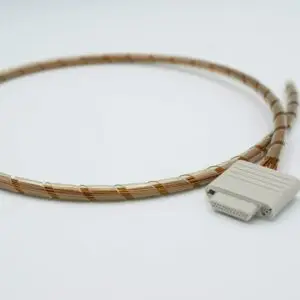 Micro-D Connector, In-Vacuum, 25 Pins, Peek Insulator, Kapton Insulated Wire, 36" Cable